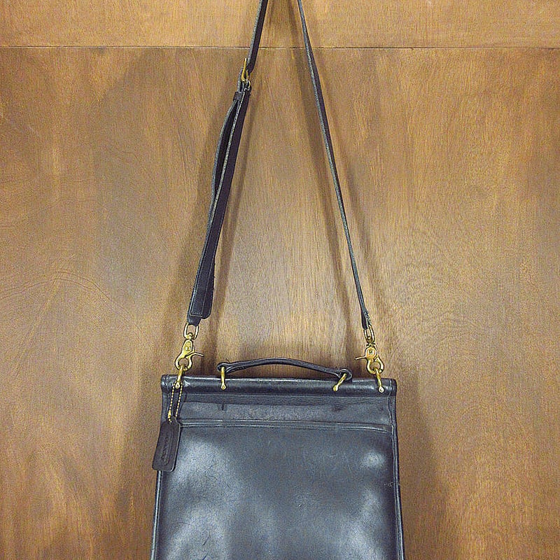 ビンテージ○オールドコーチ2WAYレザーショルダーバッグ○220706s7-bag