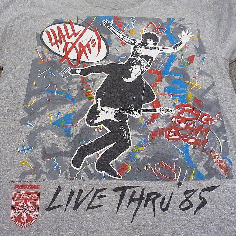 80年代製!ホール＆オーツ・ロックTシャツ　黒　S 80年代製!ホール＆オーツ・ロックTシャツ 黒 S ホール&オーツ