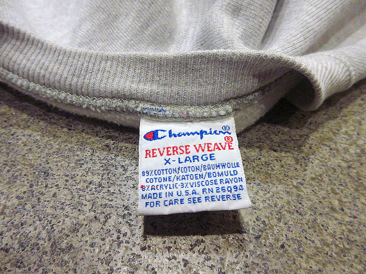 ビンテージ90's○Champion GEORGETOWN UNIVERSITYリバースウィー