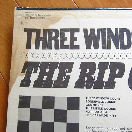 THE RIP CHORDS●THREE WINDOW COUPE COLUMBIA CL 2216●210806t1-rcd-12-rkレコード米盤US盤米LPオリジナルモノmonoサーフロック