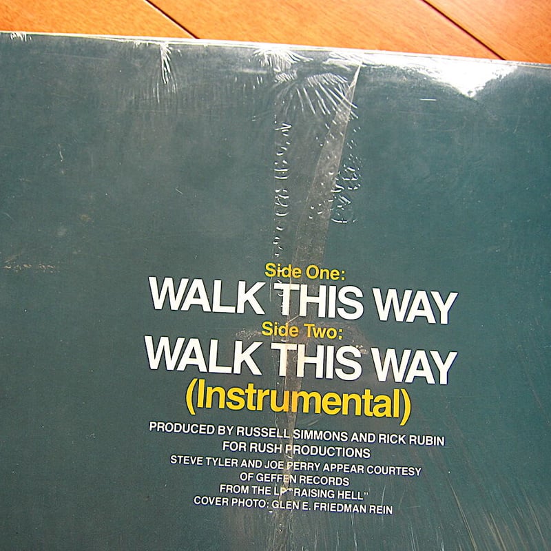 RUN D.M.C.○WALK THIS WAYシュリンク付きPROFILE RECORDS