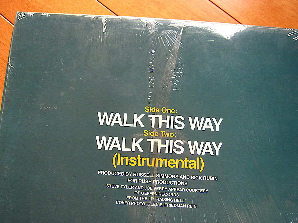 RUN D.M.C.○WALK THIS WAYシュリンク付きPROFILE RECORDS