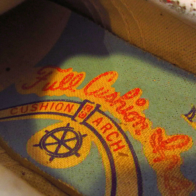 ビンテージ70's○DEADSTOCKレディース ライン入りキャンバス