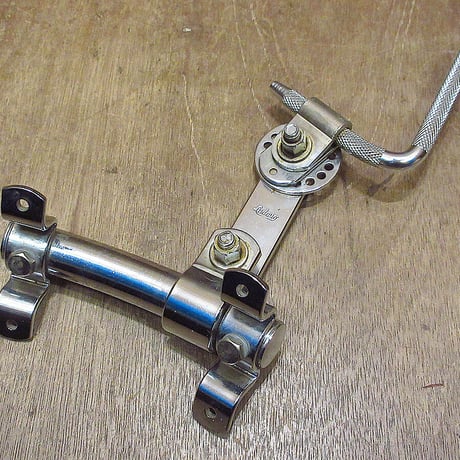 Ludwig vistalite 4点セット クリアー 80年代B/Oバッジ