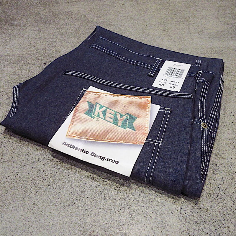 DEADSTOCK KEYデニムペインターパンツ表記W40 L32○230106r1-m-pn