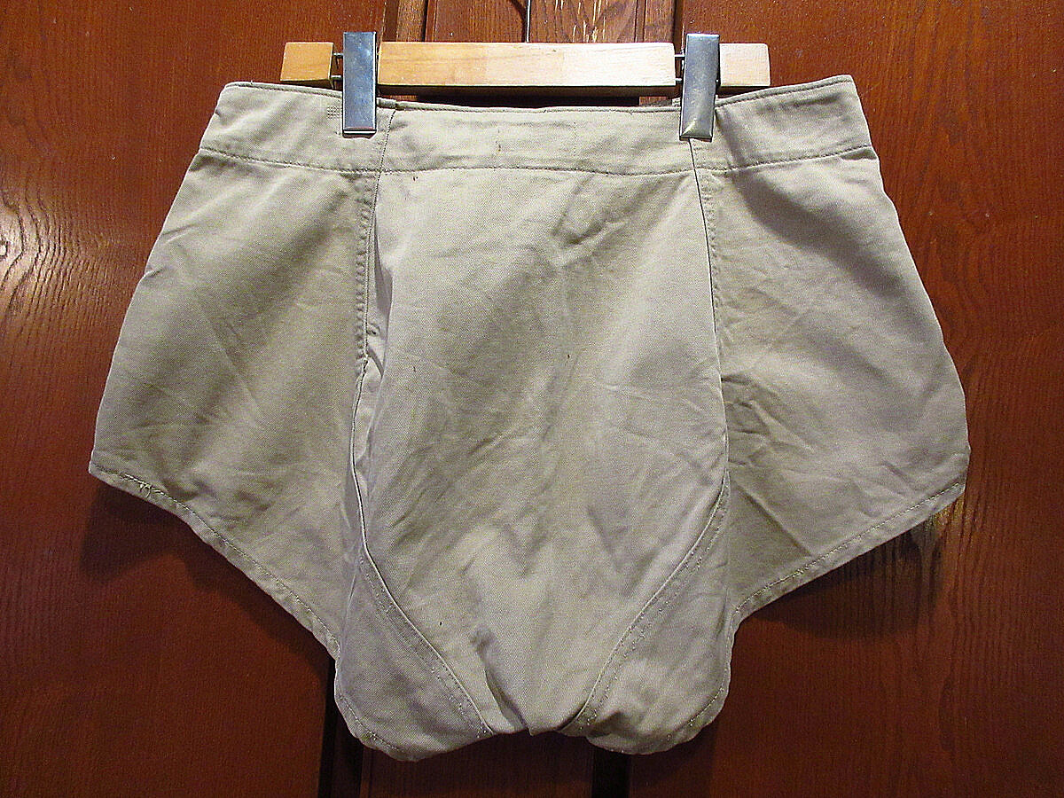 ビンテージ40's○U.S.NAVYボタンフライチノショーツ実寸W77cm