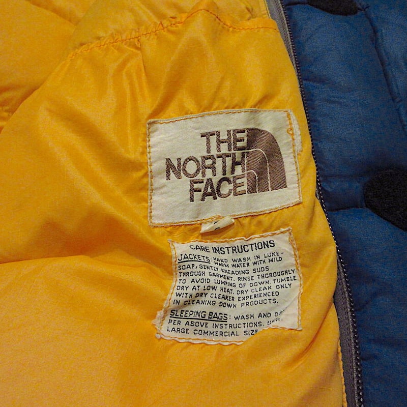 ビンテージ70's○THE NORTH FACE Brooks Range茶タグナイロンダウン