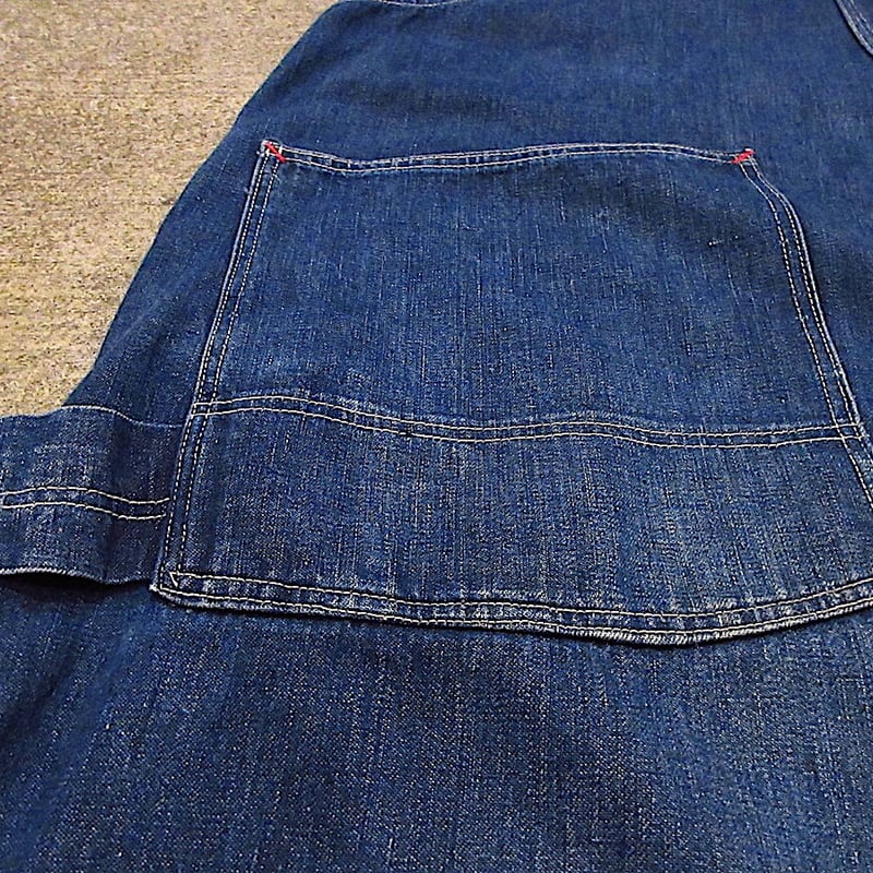 ビンテージ50's○COWDENデニムオーバーオール実寸W108cm○220725c4-m-o