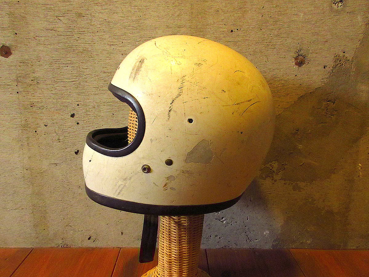 70s Bell Sport Star フルフェイス　ビンテージヘルメット 70s BELL STAR 120 フルフェイスヘルメット 7 1/4 目深加工済み