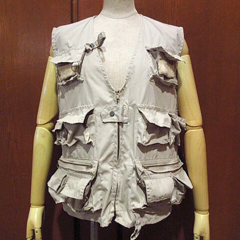 ビンテージ70's○ACADEMY WILD LIFE BRANDフィッシングベスト