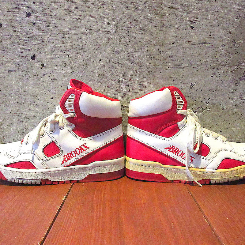 ビンテージ80's○DEADSTOCK BROOKSバスケットボールシューズsize 7 1/