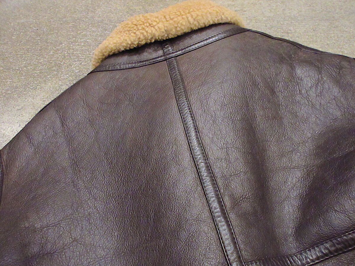 ビンテージ　TERRALAM B-3タイプジャケット　古着レザージャケット ビンテージ○TERRALAM B-3タイプジャケット○221209r7-m-jk-lt古着レザ