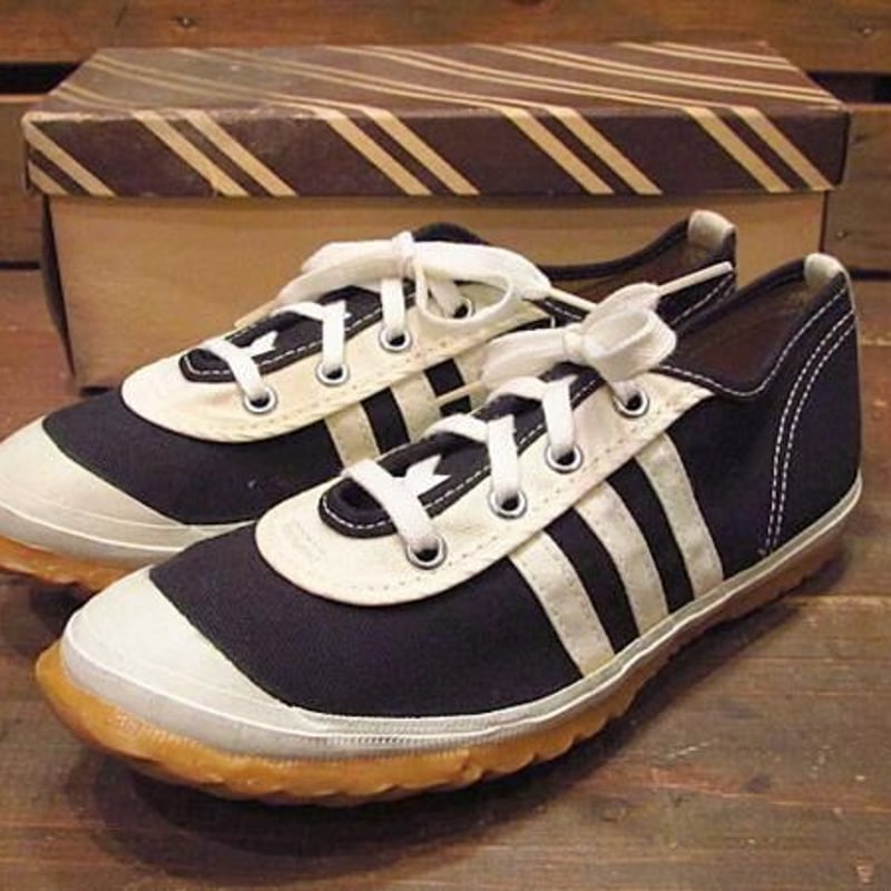 ビンテージ70's○DEADSTOCK LA CROSSE キッズ3本ラインキャンバス