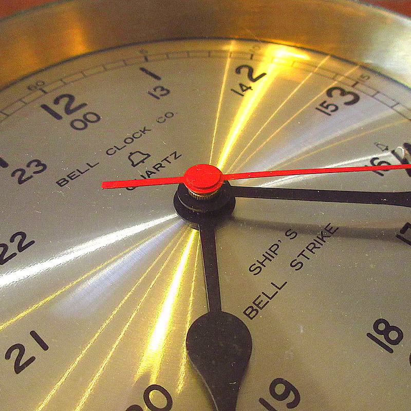 ビンテージ○BALL CLOCK CO.ブラスシップスクロック○240109k7 ビンテージ○BALL CLOCK CO.ブラスシップスクロック○240109k7