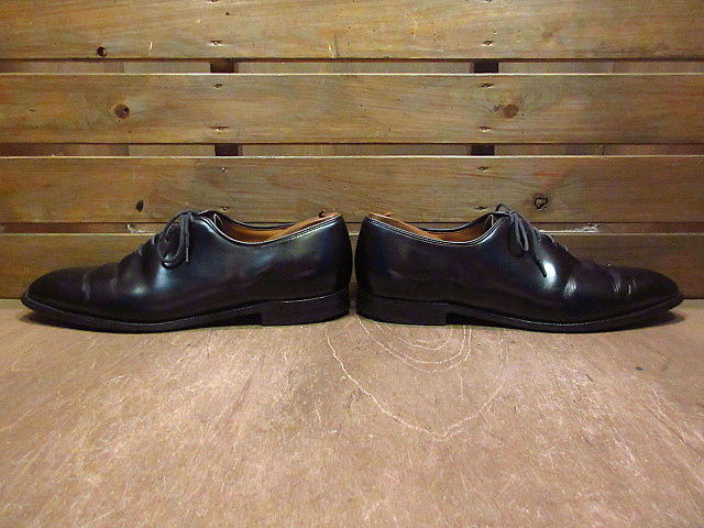 ビンテージ80's90's○Church's内羽根式プレーントゥシューズ黒9 1/2