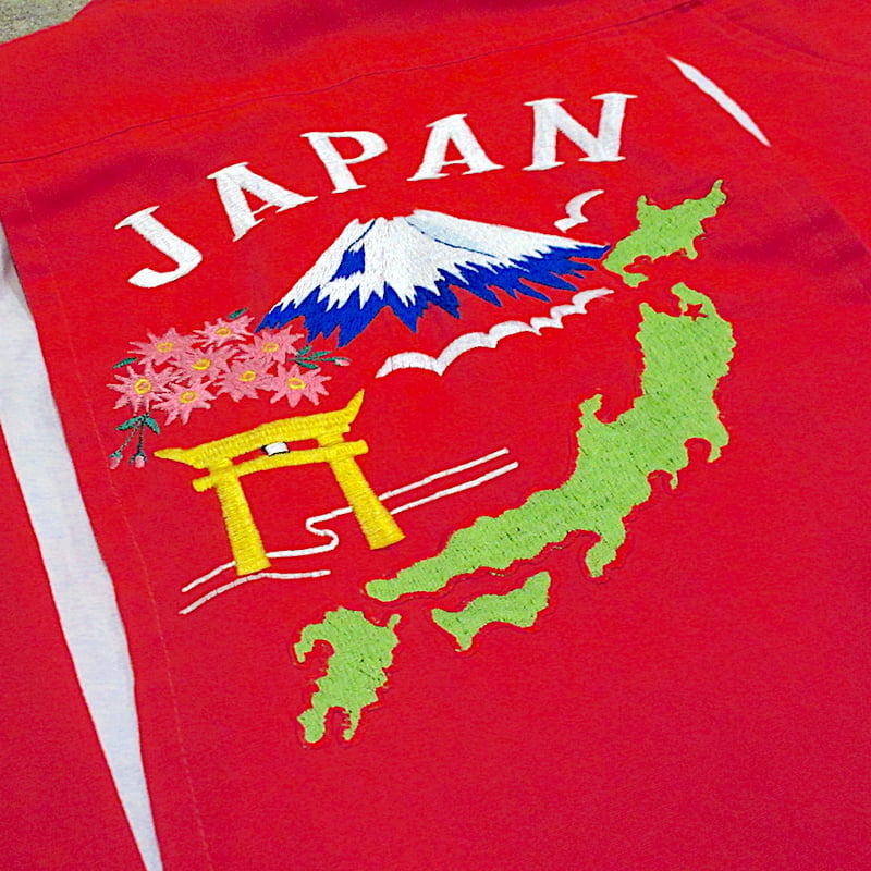 ビンテージ50's60's○レディースJAPANスーベニアボーリングシャツ