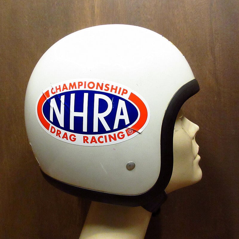 ビンテージ60's○BELL TOPTEX ジェットヘルメット白 6 5/8○210714j5