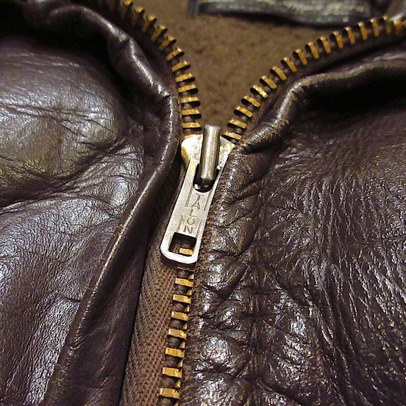 ビンテージ70's○Sears Oakbrook Sportswear裏地ボアレザージャケット