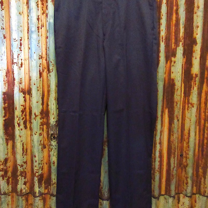 ビンテージ80's○DEADSTOCK BIG MACワークパンツ紺○251124j2-m-p