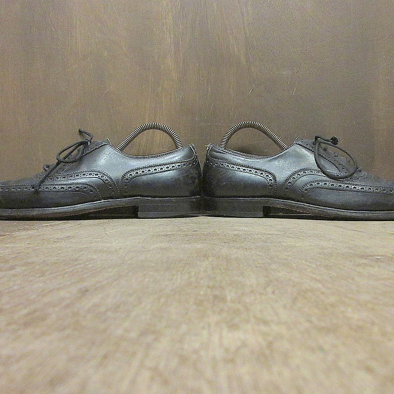 Johnston＆Murphyウイングチップシューズ黒○250323j7-m-dshs-27c