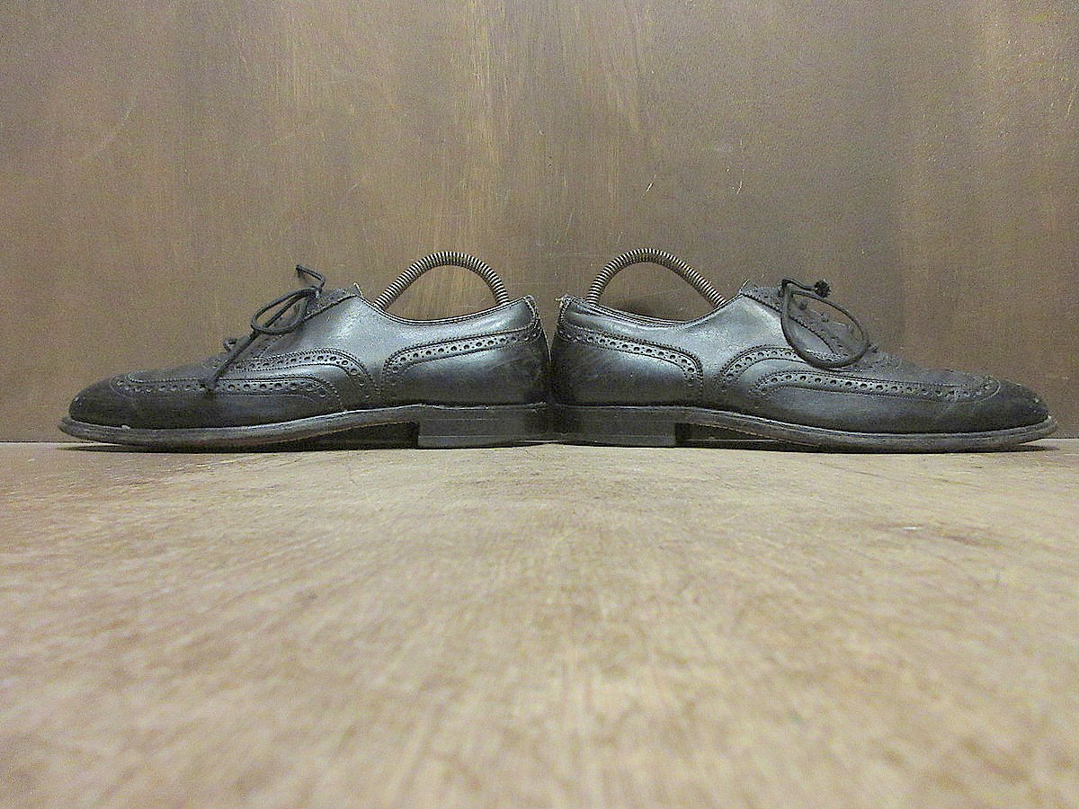 Johnston＆Murphyウイングチップシューズ黒○250323j7-m-dshs-27c