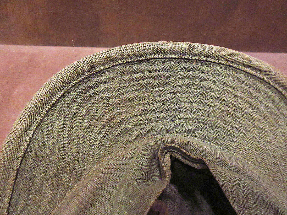 ビンテージ40's○USMCピンズ付きHBTフィールドキャップ○220720s8-m-cp