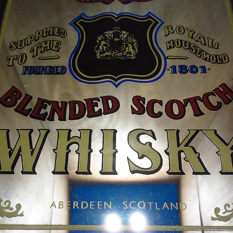 シーバスリーガル大型パブミラー