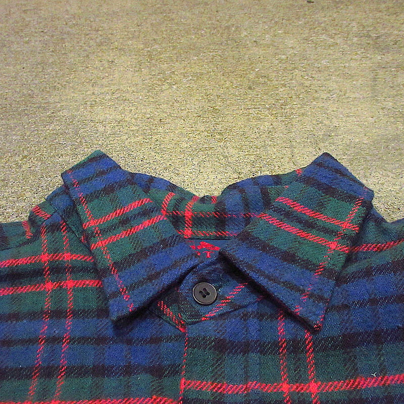 ヴィンテージヘビーフランネルシャツsize16 ヴィンテージヘビーフランネルシャツsize16