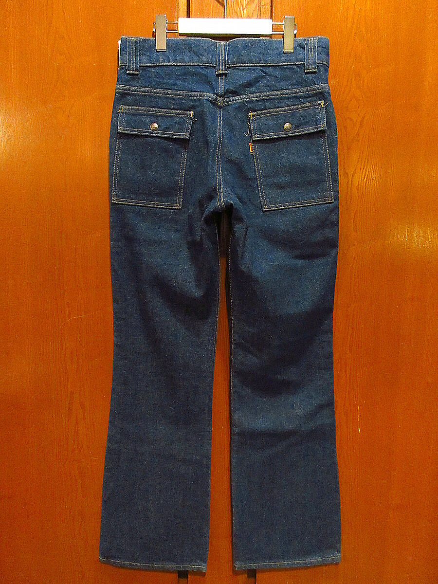 ビンテージ70's○DEADSTOCK Levi'sブーツカットデニムブッシュ
