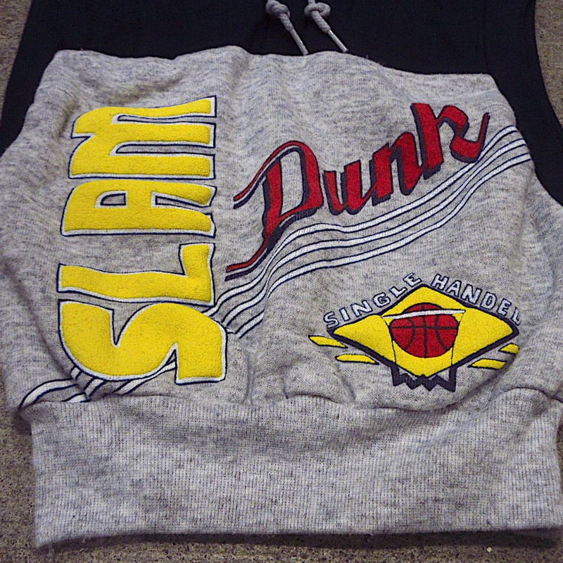 ビンテージ80's○SLAM Dunkキッズ裏起毛ノースリーブスウェット ビンテージ80's○SLAM Dunkキッズ裏起毛ノースリーブスウェット