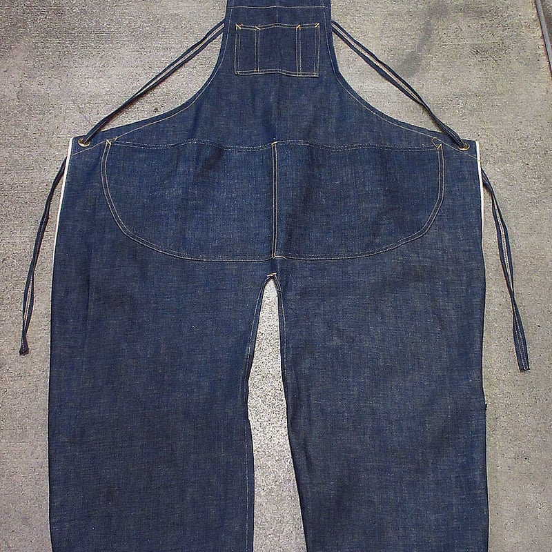 ビンテージ40's○DEADSTOCK Bayly耳付きデニムワークエプロン ビンテージ40's○DEADSTOCK Bayly耳付きデニムワークエプロン