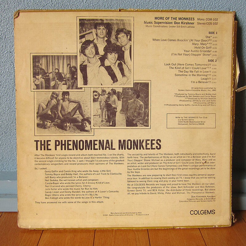 MORE OF THE MONKEES COLGEMS COM-102○210716t2-rc