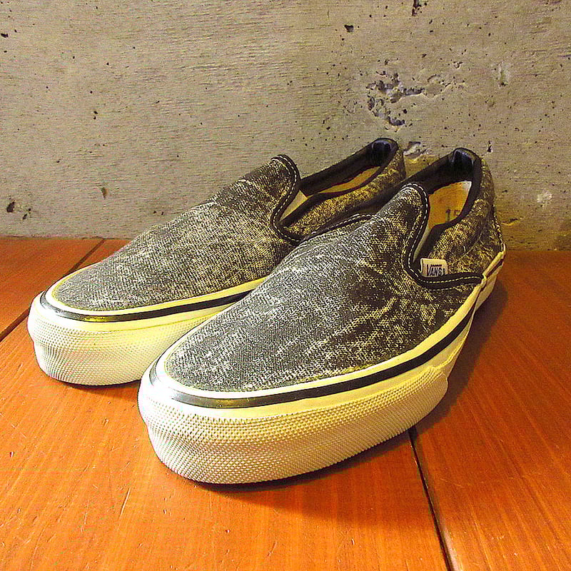 ビンテージ70's○DEADSTOCK VANS SLIP-ONアブストラクトパターン ビンテージ70's○DEADSTOCK VANS SLIP-ONアブストラクトパターン