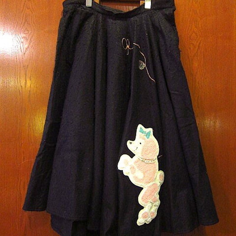 1950s vintage ヴィンテージ　レア　フェルト　サーキュラー　スカート 1950s vintage ヴィンテージレアフェルトサーキュラースカート