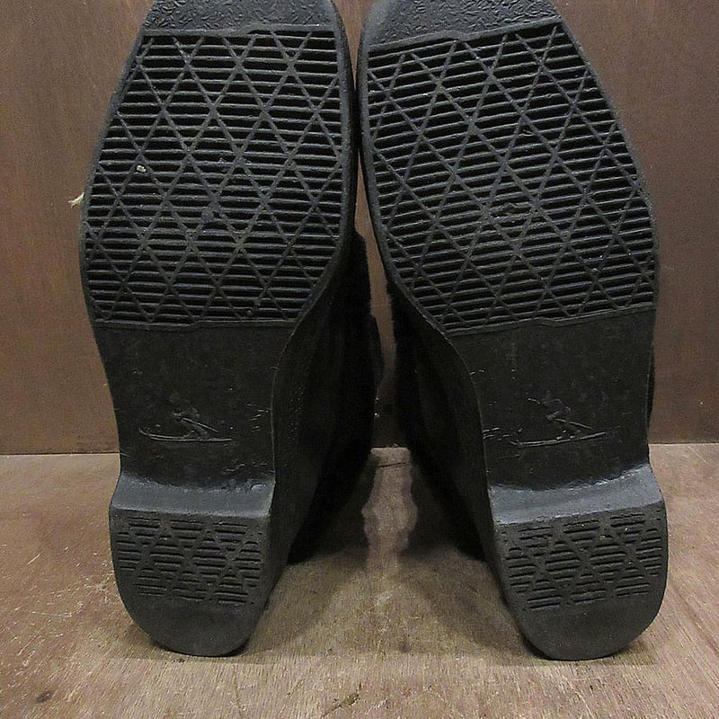 ビンテージ70's○SNOWLANDエスキモーブーツ黒×グレーsize 8○241029j1-