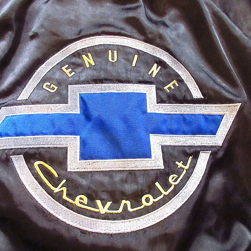 ビンテージ80's90's ○LEGENDS GENUINE Chevnoletナイロンスタジ