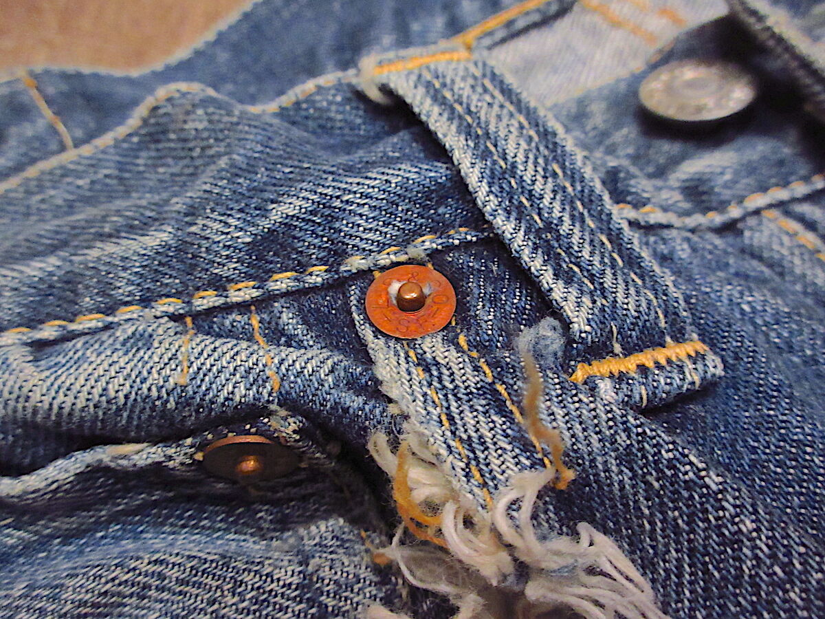 ビンテージ50's○Levi's 501XX 片面タブ47モデル実寸W73cm○220523r...