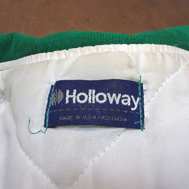 ビンテージ70's80's○Hollowayコーデュロイボタンスタジアムジャケット