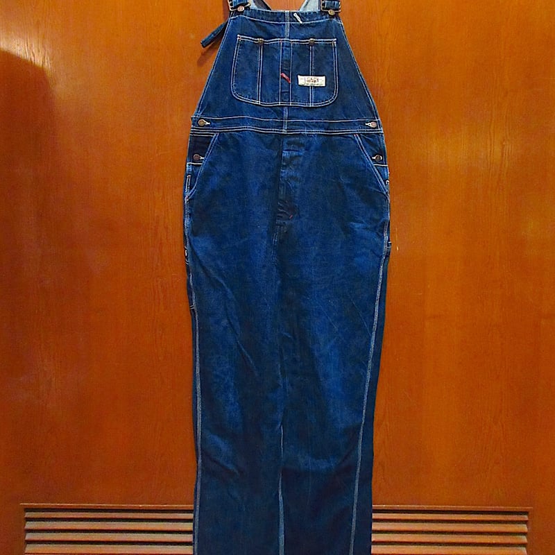 BIG MACデニムオーバーオール実寸W100cm○260219n3-m-oval-w39ビッ