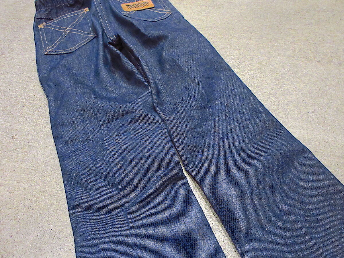 60s! ビンテージSEARS PERMAPREST TOUGHSKINSデニム ビンテージ70's○Sears TOUGHSKINSキッズジーンズ表記size 7