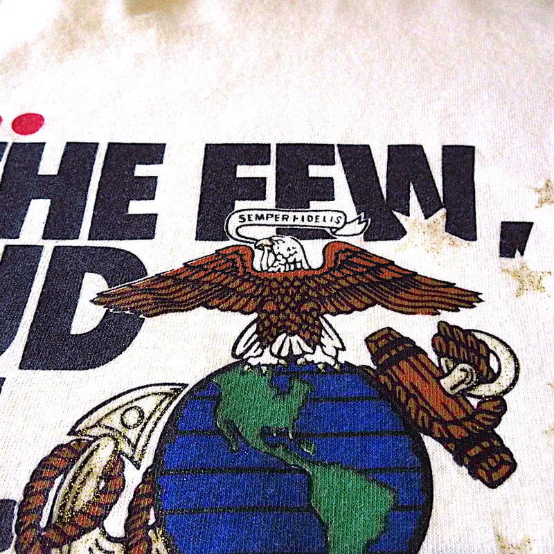ビンテージ90's○USMCプリントTシャツ白size XL○250805j6-m-tsh