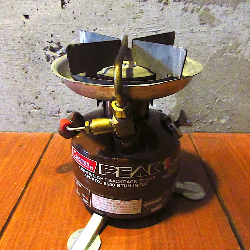 コールマンPeak1 モデル400 コールマン PEAK1 MODEL 400 STOVE茶ピーク