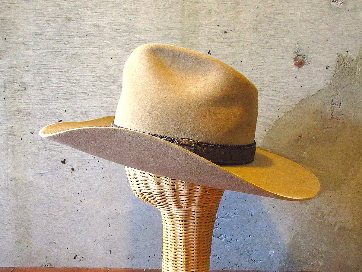 ビンテージ STETSONカウボーイハットsize 7 1/4 240514k3-m-ht-f ビンテージ STETSONカウボーイハットsize 7 1/4 240514k3-m-ht-f
