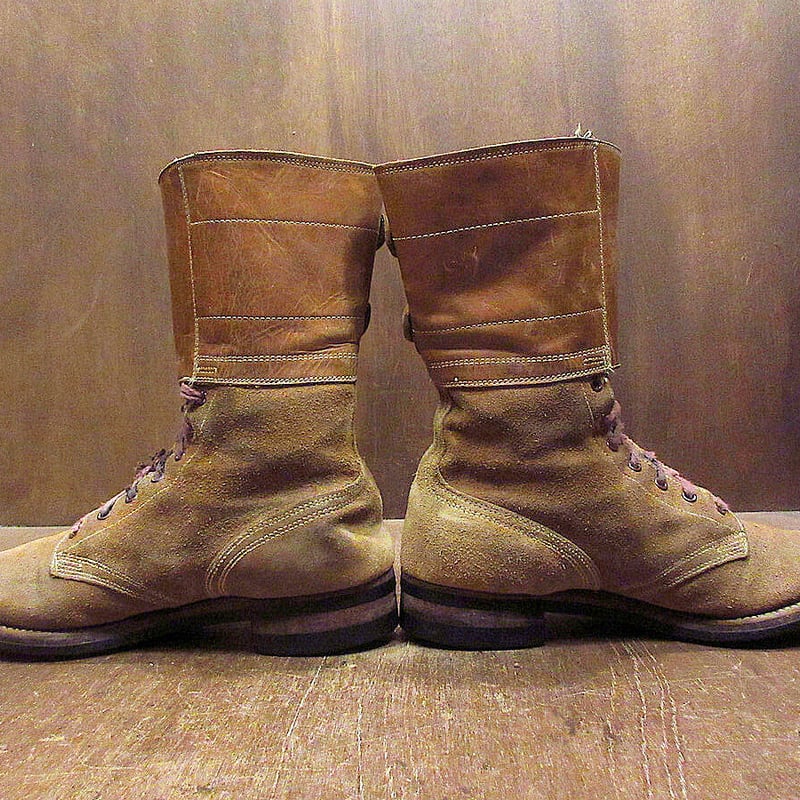 ビンテージ40's○U.S.ARMY M-43 2バックルコンバットブーツ茶