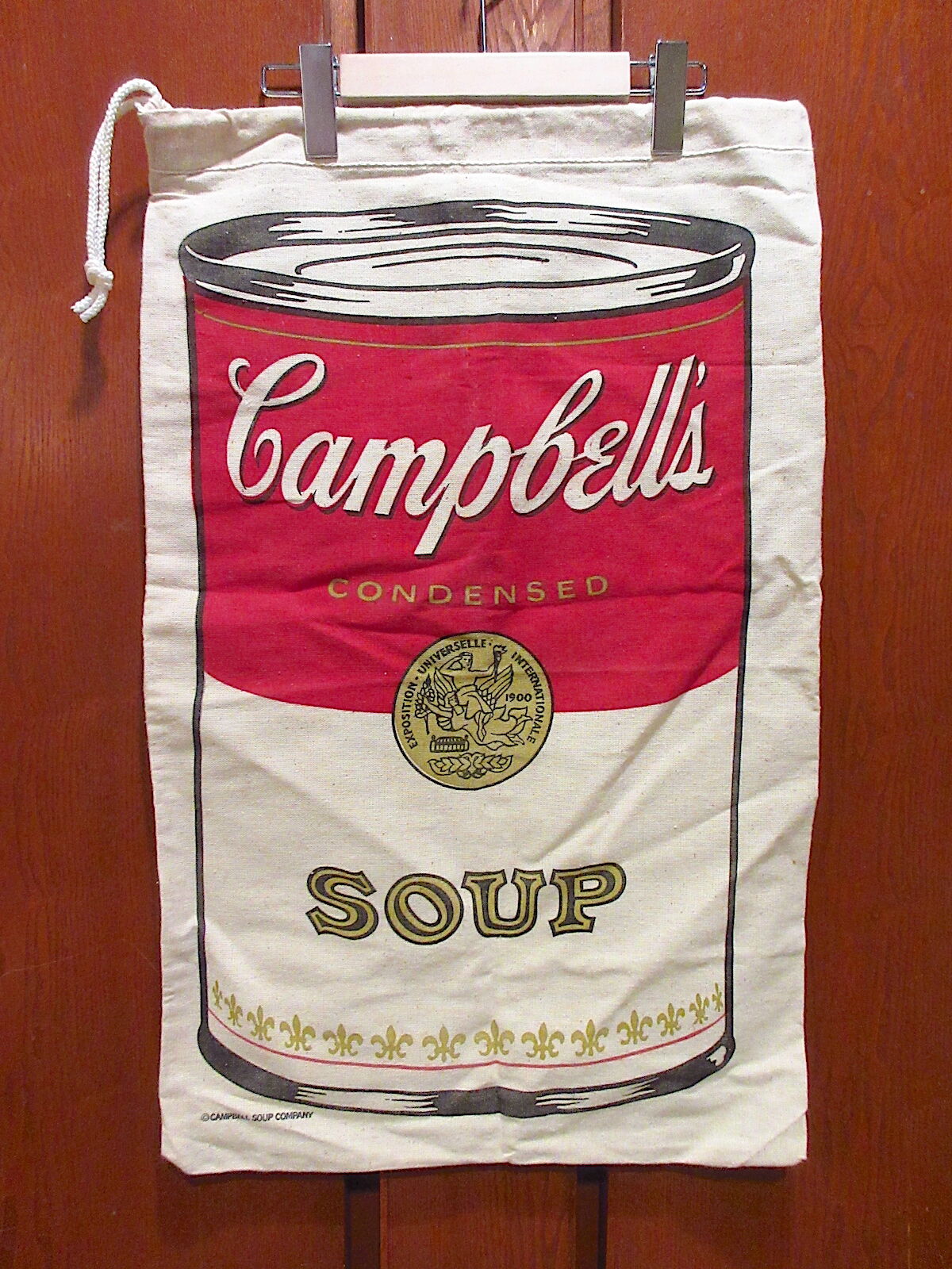 ヴィンテージ★ キャンベルスープ★ 大判巾着バッグ fit=scale-down,w=1200