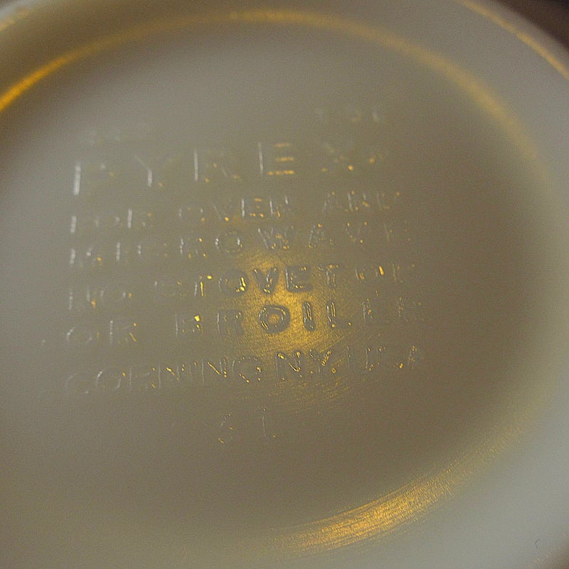 ビンテージ○PYREXプリント入りボウル4点セット○241013j8-tbwr雑貨