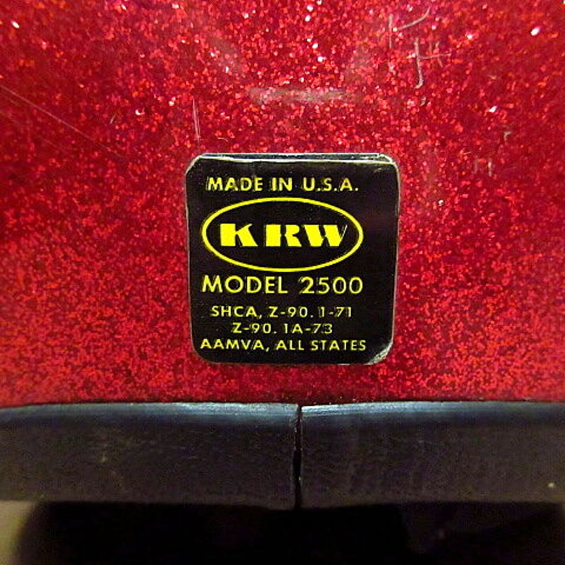 ビンテージ70's○KRW MODEL 2500 ジェットヘルメット メタリックレッド