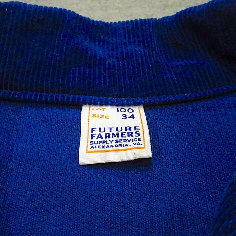 FFA 70sコーデュロイジャケット　ファーマーズジャケット　34 ビンテージ~70's○FFAコーデュロイファーマーズジャケットsize
