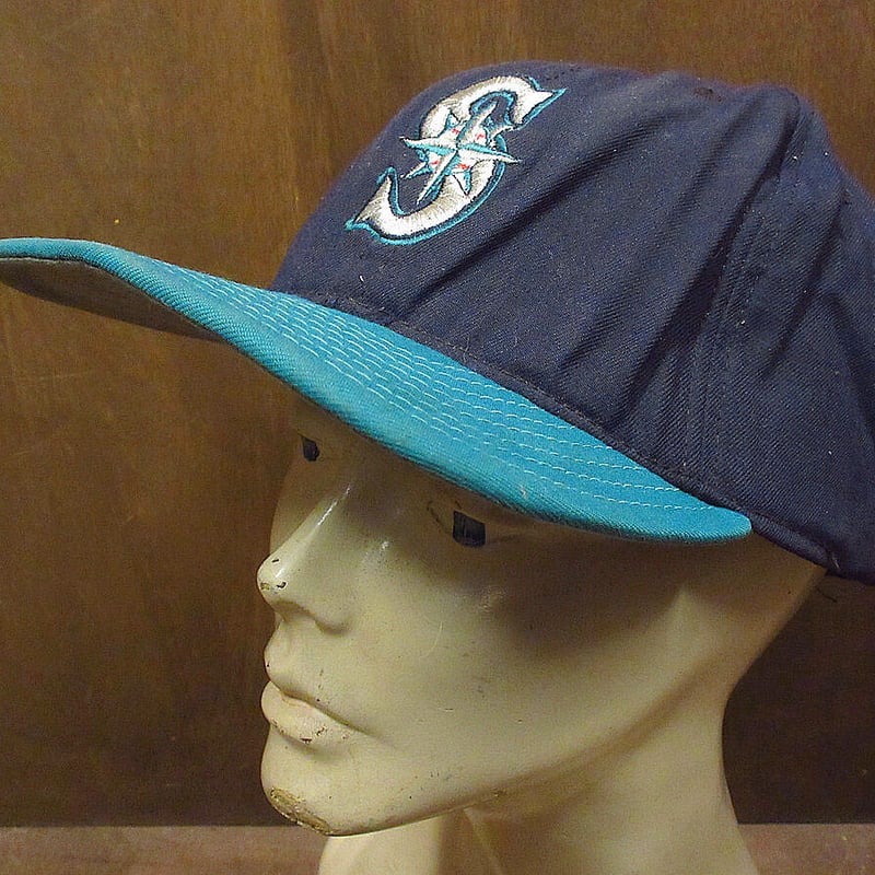 ビンテージ○New Era SEATTLE MARINERSコットンベースボール