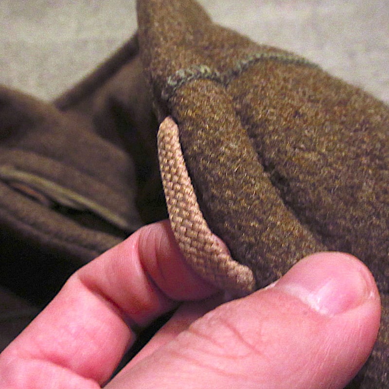 ビンテージ30's40's○U.S.ARMYショールカラーウールマッキーノコート